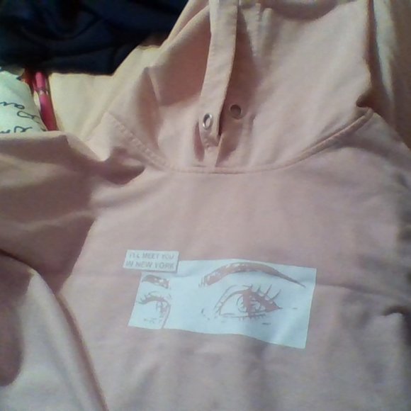 Romwe Pink Hoodie - Picture 8 of 9